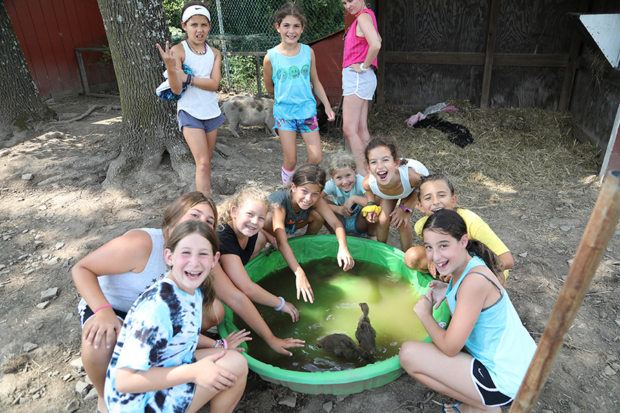 Campers At Camp Nock-A-Mixon