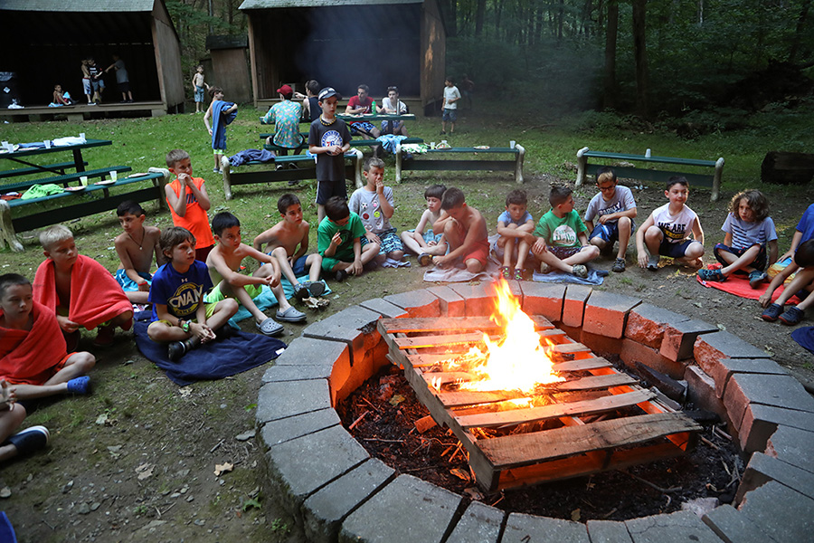 Campers At Camp Nock-A-Mixon